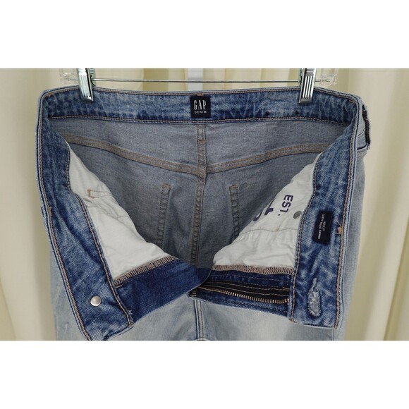 Gap Denim Women's Curvy True Skinny High Rise Distressed Jeans Size 16/33 Tall - Picture 14 of 16